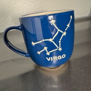Blue Virgo Constellation Mug